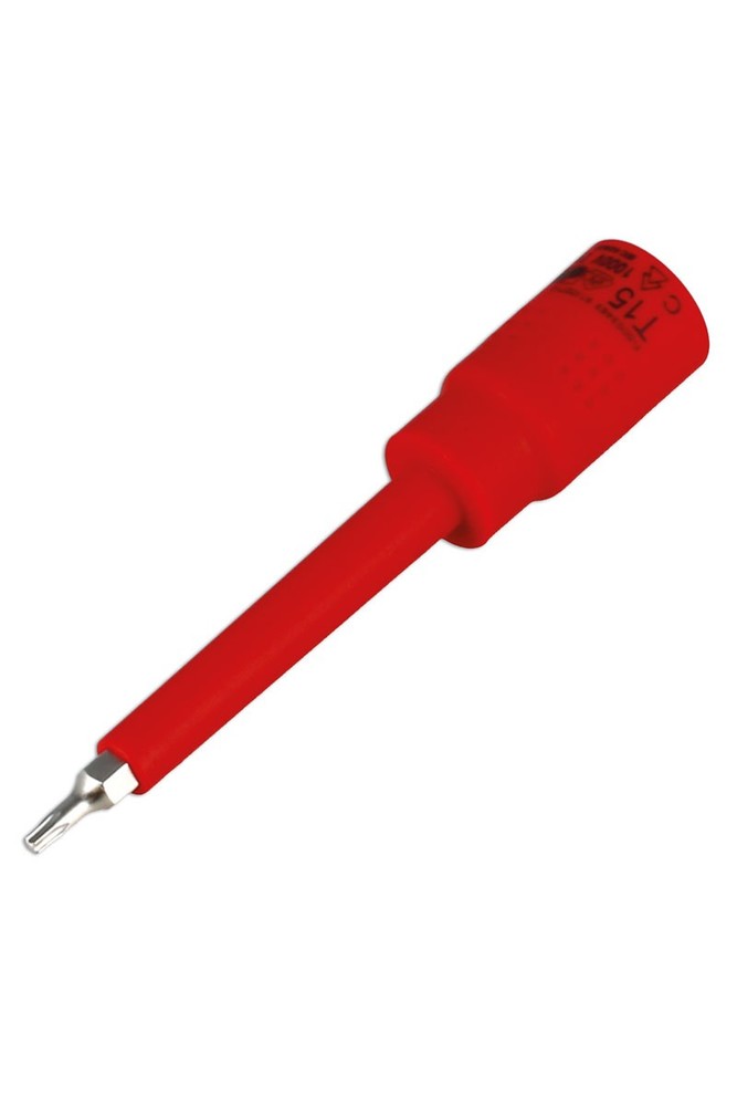 Laser Tools Insulated Extra Long Star Bit Socket 3/8"D T15 8917