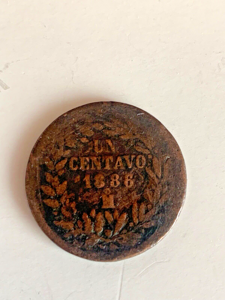 1886 MEXICO Un CENTAVO
