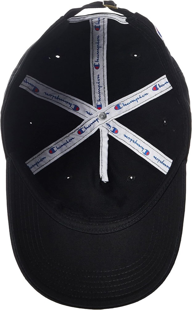 Champion Father Dad Adjustable Cap One Size, Medium Black