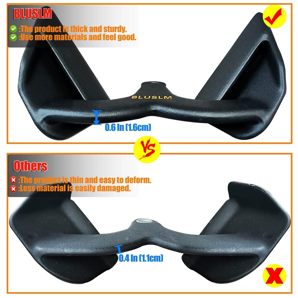 LAT Pull Down Bar for Cable Machine Pulldown T Bar V Bar Cable Attachments BL03