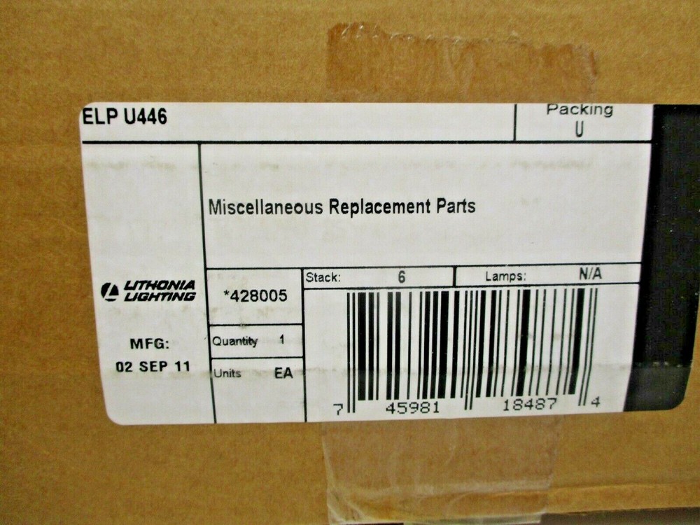 LITHONIA LIGHTING ELP U446 REPLACEMENT