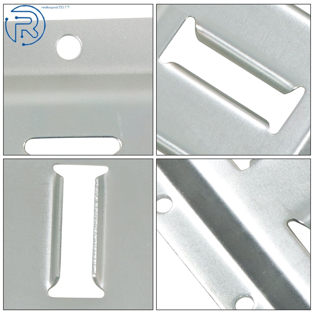For Vans Trucks 8' E Track Starter Rail System 37 Pcs Horizontal Durable Silver