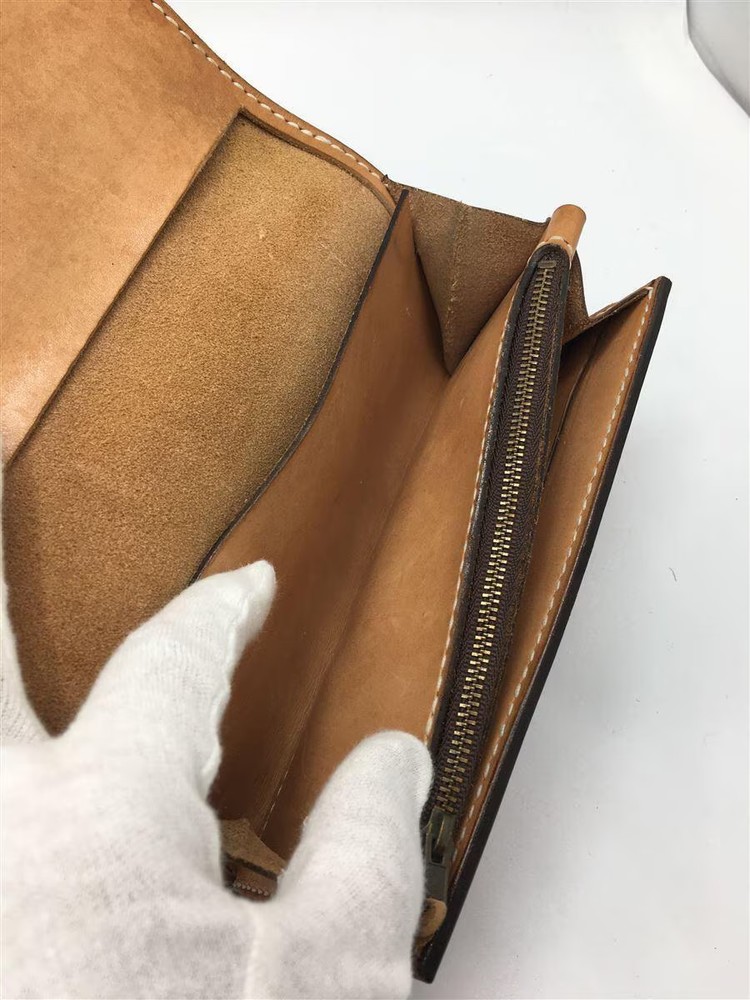 Other Brands Long Wallet Leather CML Plain Men's