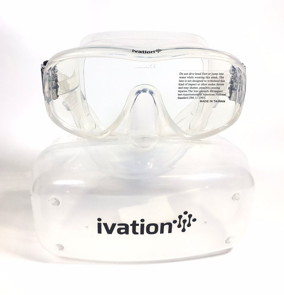 Ivation Frameless Diving Mask - Clear