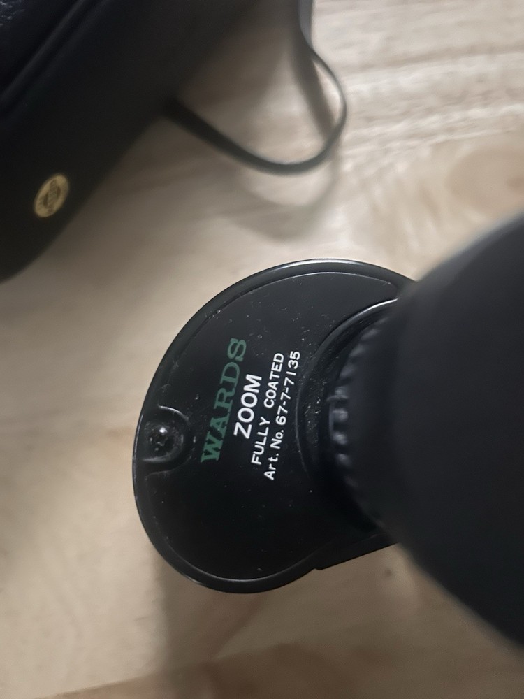 Montgomery Ward Vintage Binoculars With Case