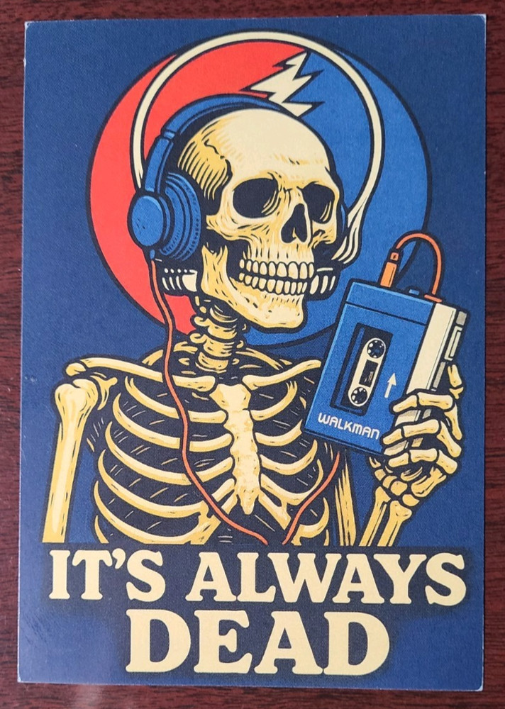 Always DEAD   3.5" x 5" Sticker