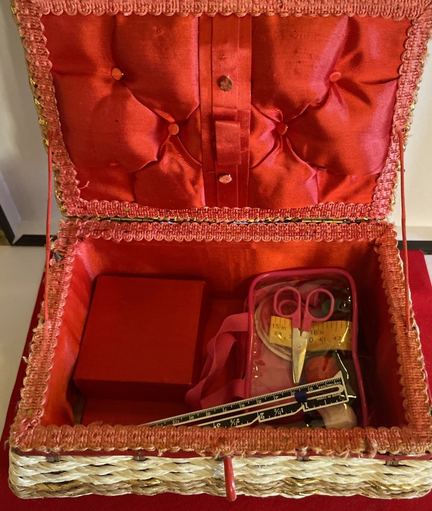 Vintage Sewing Musical Box 8 X 4 1/2”. PLEASE READ.