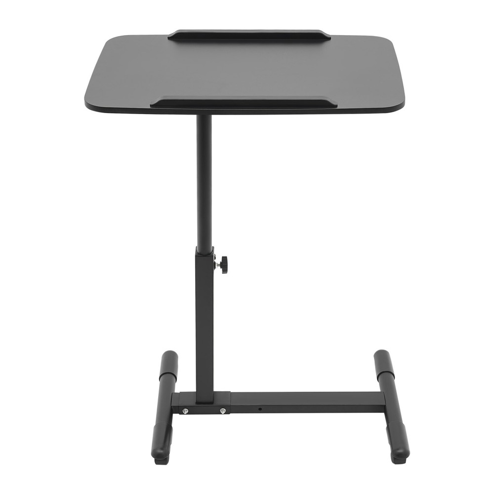 Adjustable Rolling Bedside Table with Wheels for Home and Office Use