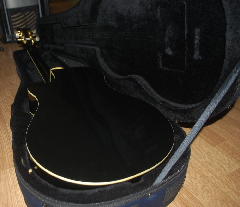 Sigma TB - 1/BK Acoustic Electric Guitar - With Softshell Case