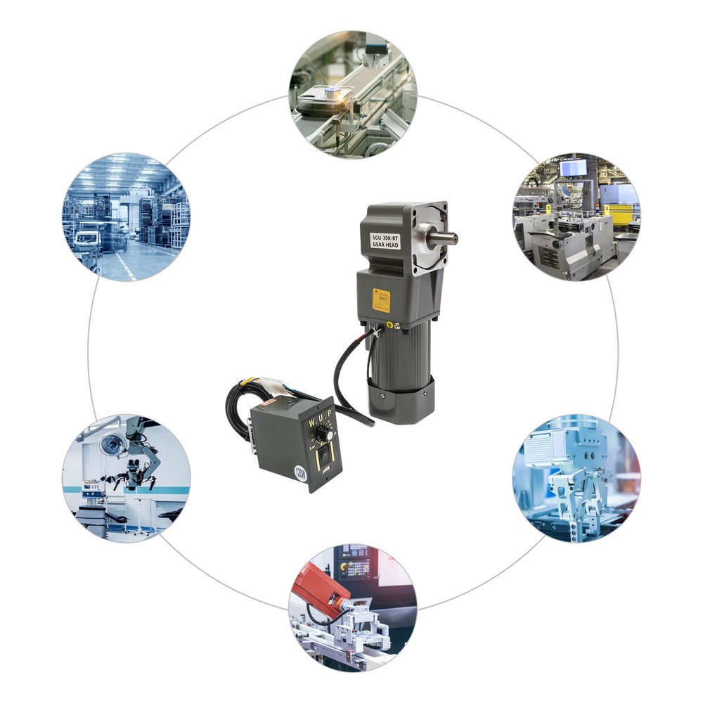 30k Electric Variable Speed Controller 90?? Right Angle Output Reduction Motor