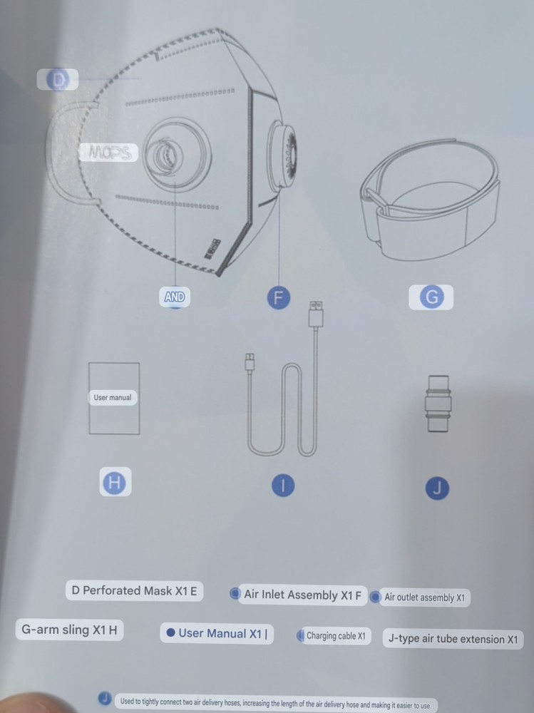 MOPS Air Purifier Perforated Mask