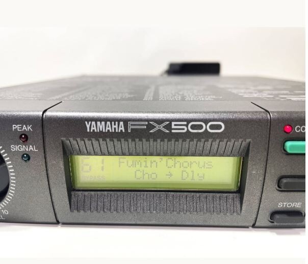 YAMAHA FX500 Simul Effect Processor Made In Japan Effect Rack w/PowerSupply rare