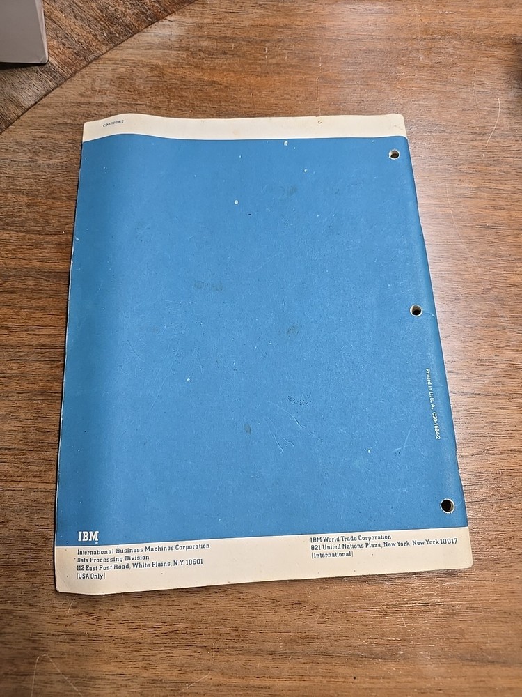 1969 Introduction to IBM Data Processing Systems. Student Text Third Edition.