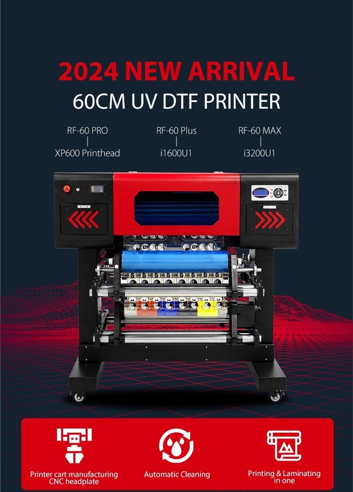 Refinecolor RF-60 PRO UV DTF Printer USA Tech & Setup Support