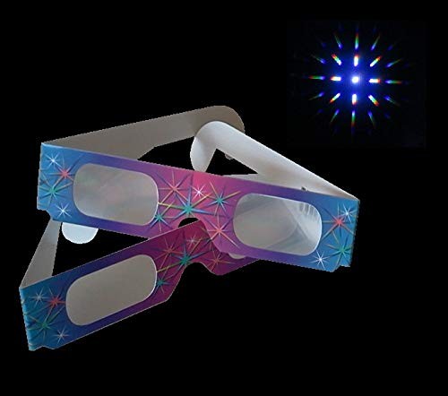 Fireworks Diffraction Glasses - 50 Starburst Effect Diffraction Glasses Plus1...