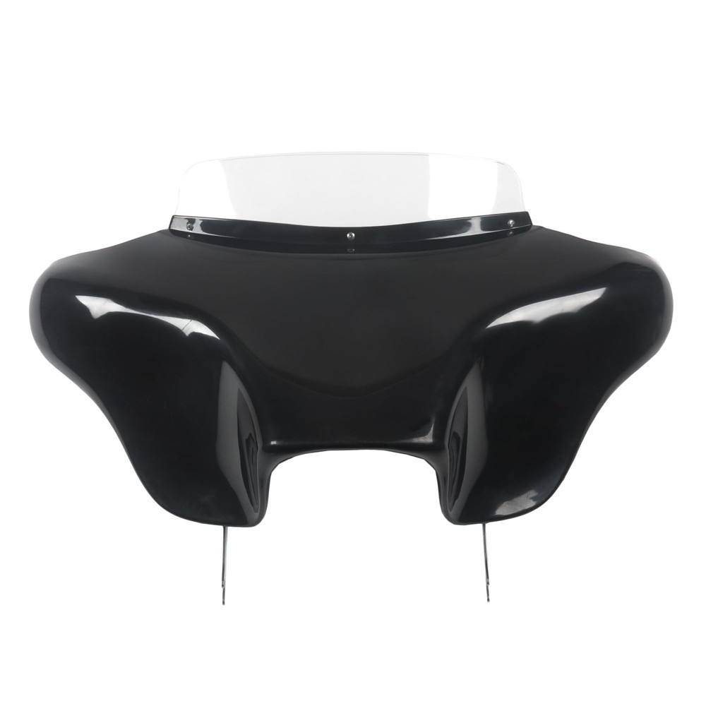 Batwing for HD Heritage Softail Fat Boy Clear Windshield 4 Speaker Mount