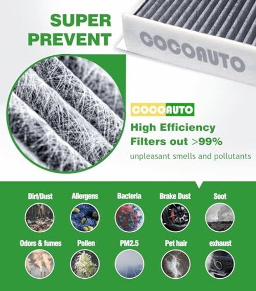 Engine & Cabin Air Filter Kit for Palisade (2020 Engine Cabin Air Filter Set