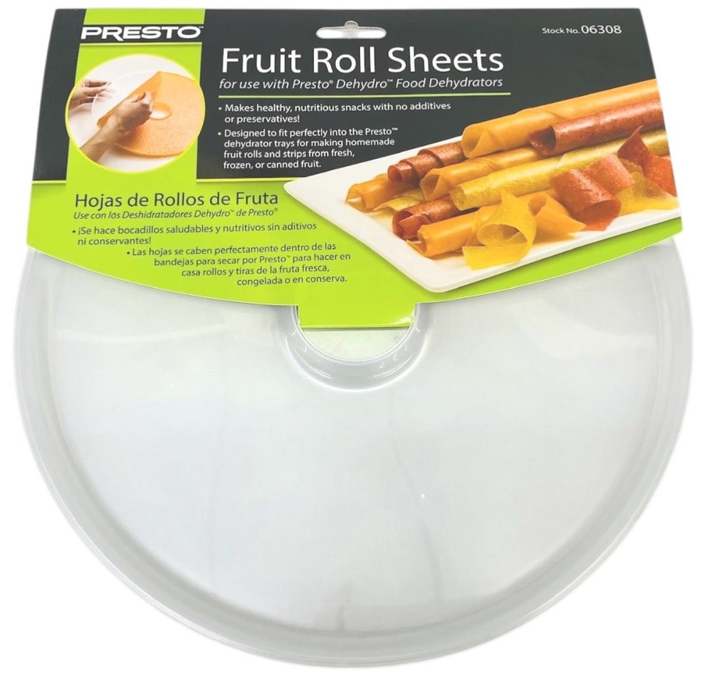 Presto Fruit Roll Sheets For Dehydro Food Dehydrators, 2-Pack, 21809