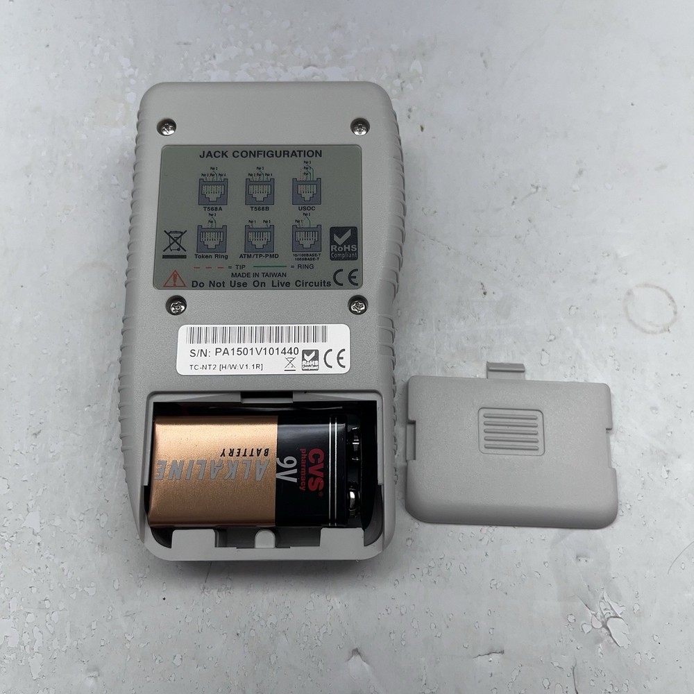 TRENDnet TC-NT2 Transmitter Cable Tester Sold As Is B3
