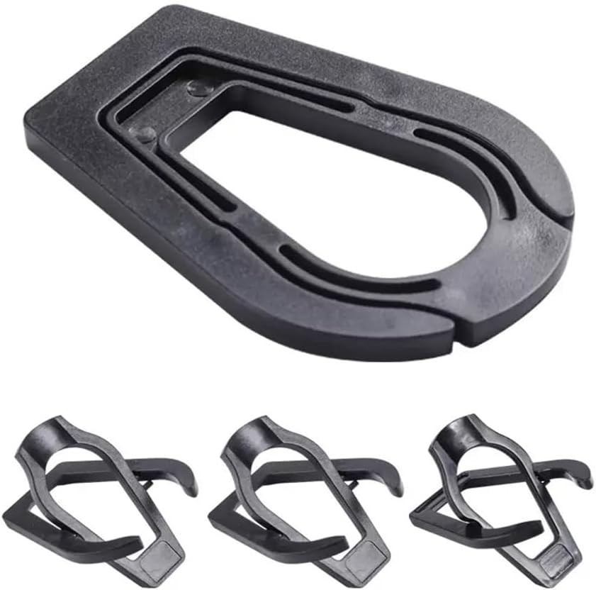Foldable Pipe Stand 4 Pack – Black Plastic Tobacco Pipe Holder Rack, Lightweig