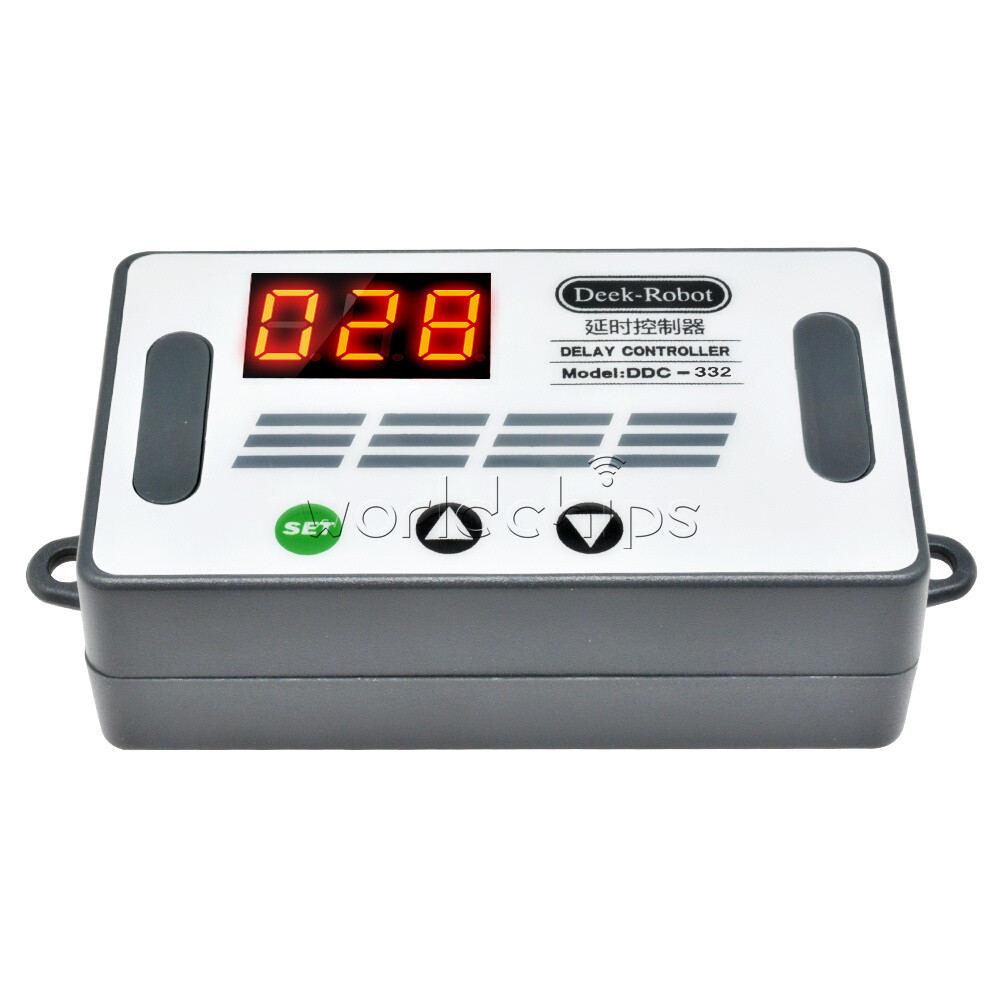 DDC-332 DC 12V Digital Relay Delay Controller Display MOS Switch Signal+Buzzer