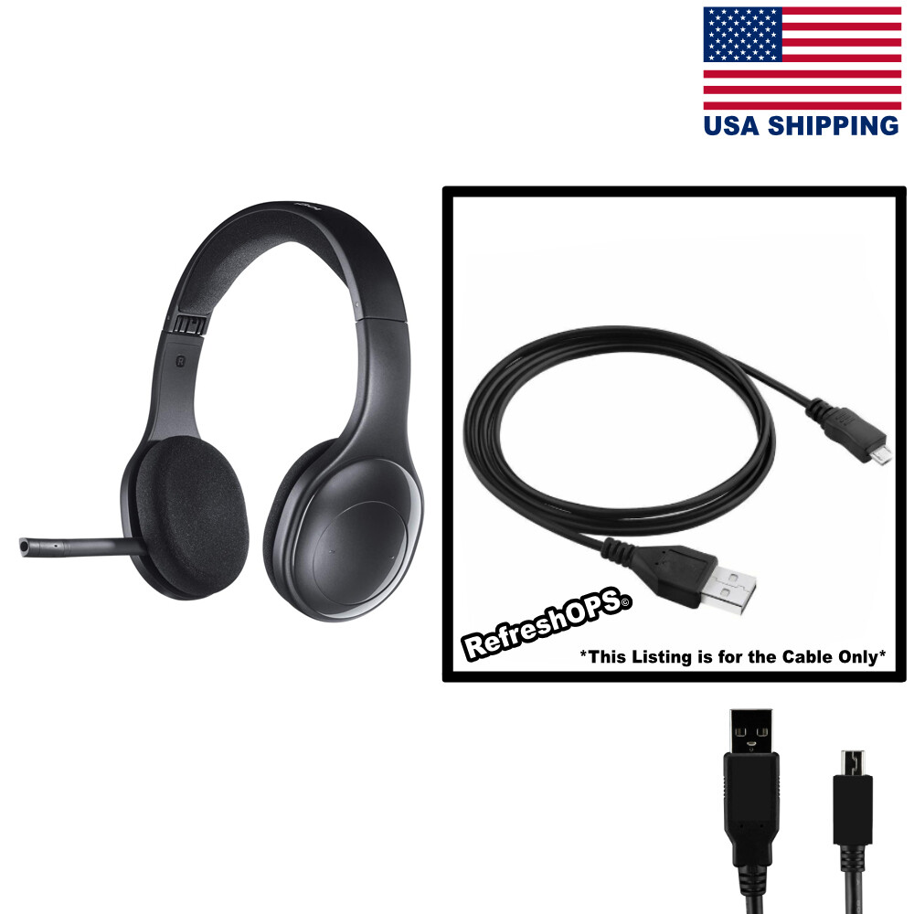 H800 Wireless Bluetooth Headphones USB Cable Transfer Cord Replacement