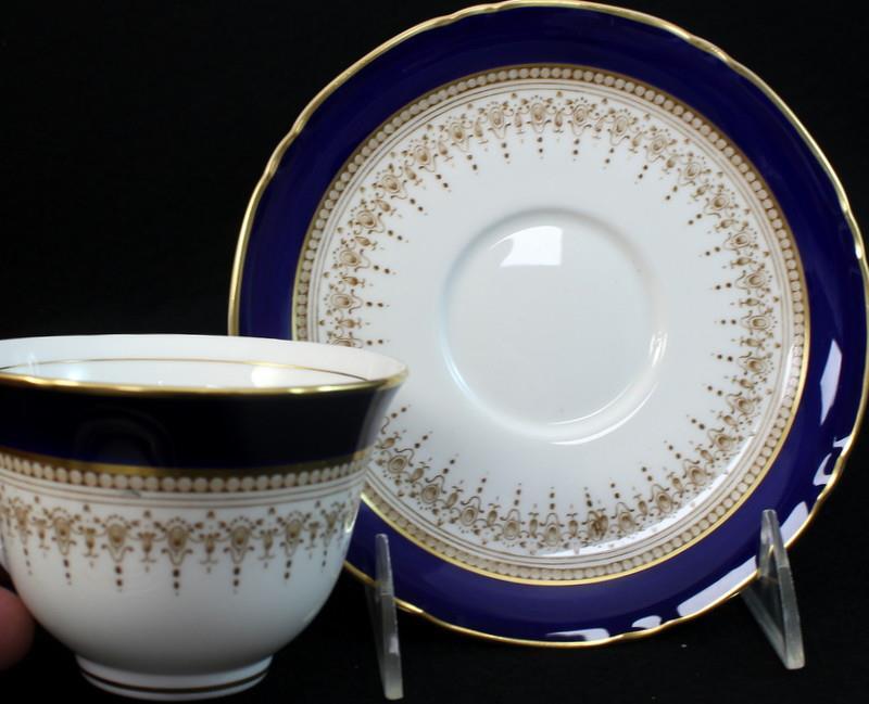 Royal Worcester Regency Blue 5 Piece Place Setting