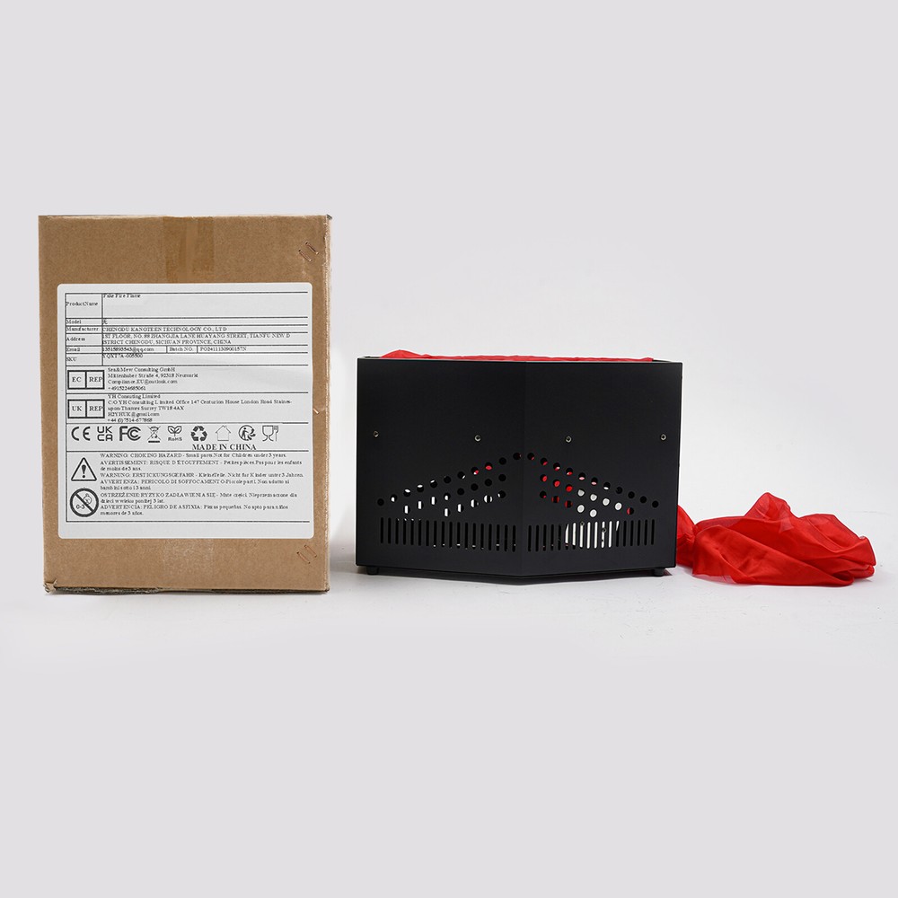 130w Fake Fire Light Fire Atmosphere Lamp Multiple Protected Flame Light, 24 LED