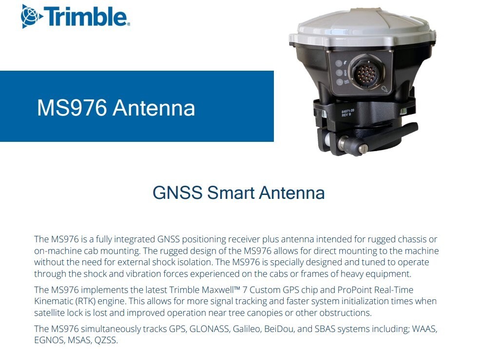 🔥🔥Trimble MS976 GNSS Smart Antenna✳️✳️