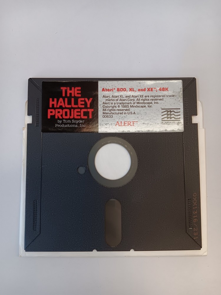 Commodore 64 The Halley Project Mission In Solar System Software Tested/Works