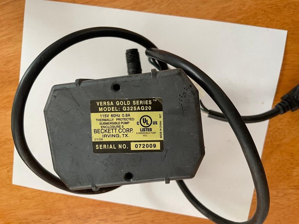 Beckett Medium Pond Pump G325AG20