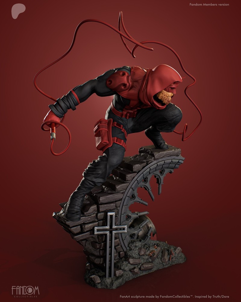 Daredevil 3D Print Unpainted/Unassembled