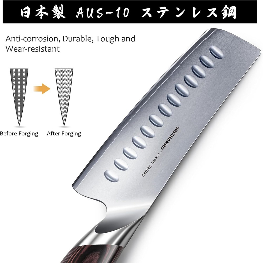 7-Inch, Multi-Purpose Meat and Vegetable Sharp Kitchen Knife