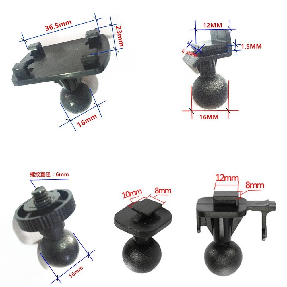 Car Suction Cup Rotating Video Windshield With 5 Types Adapter For Car