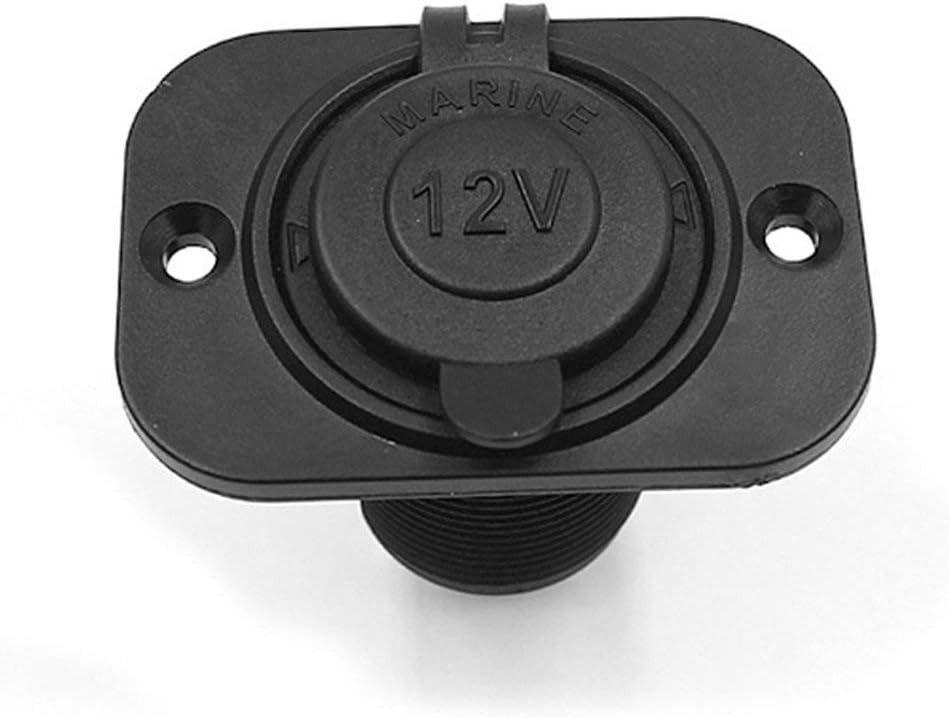 2 Pack Car Cigarette Lighter Socket DC 12V, Waterproof Power Outlet Adapter Repl