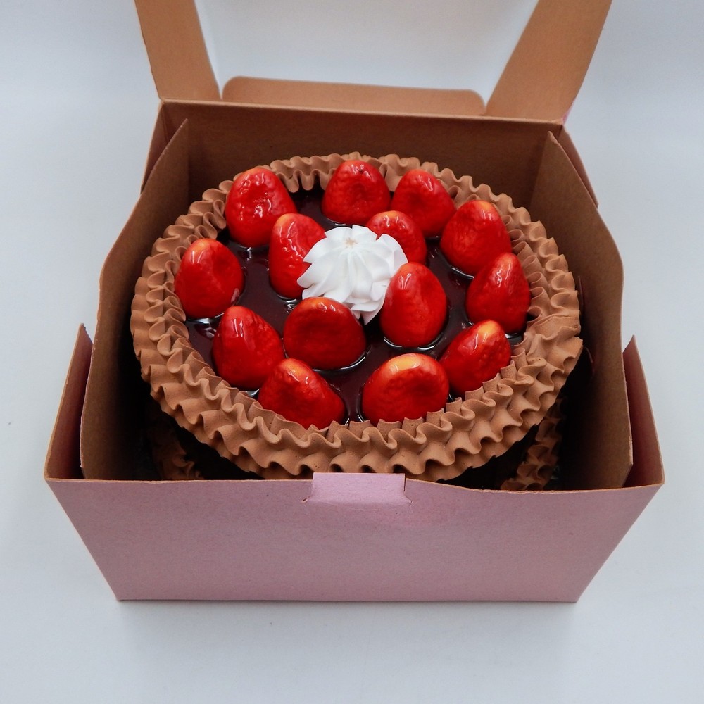 Chocolate Cake Window Display Realistic Artificial Fake Restaurant Prop Decor