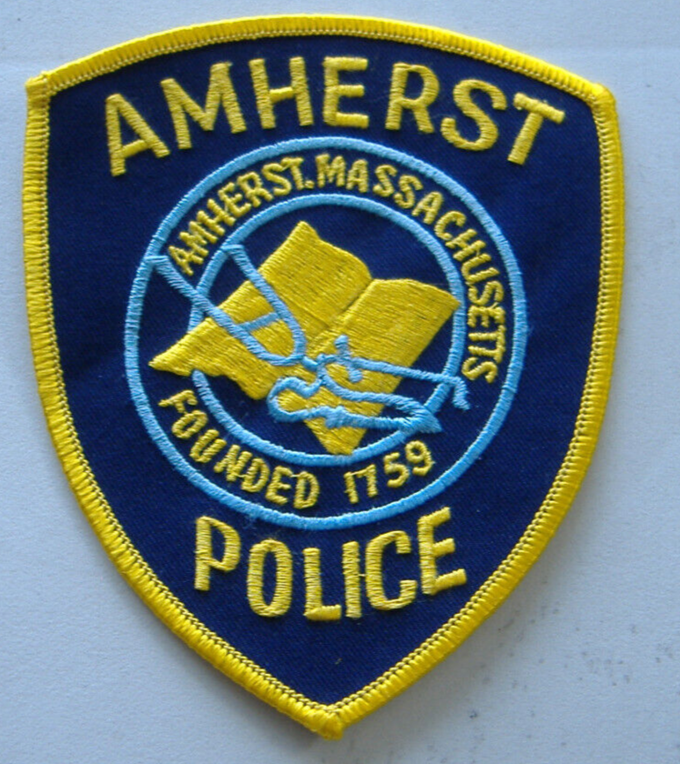AMHERST MASSACHUSETTS POLICE FABRIC PATCH