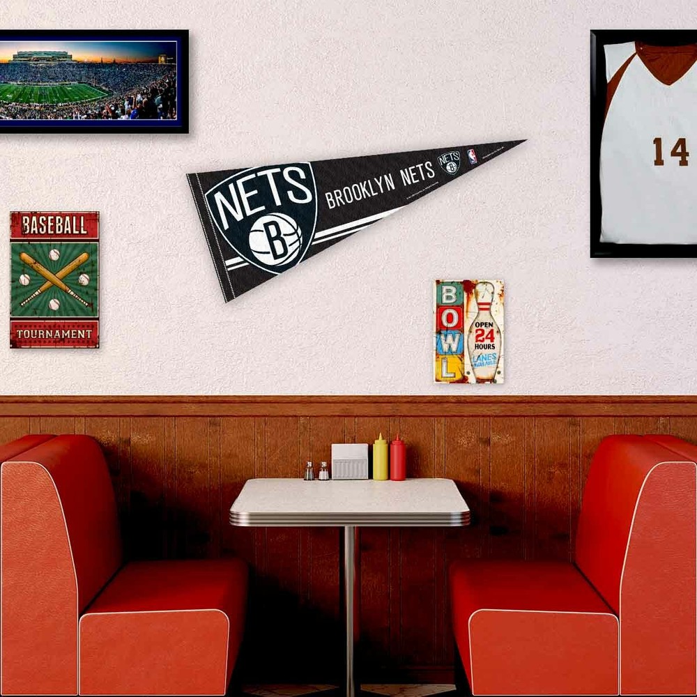 Brooklyn Nets NBA Pennant
