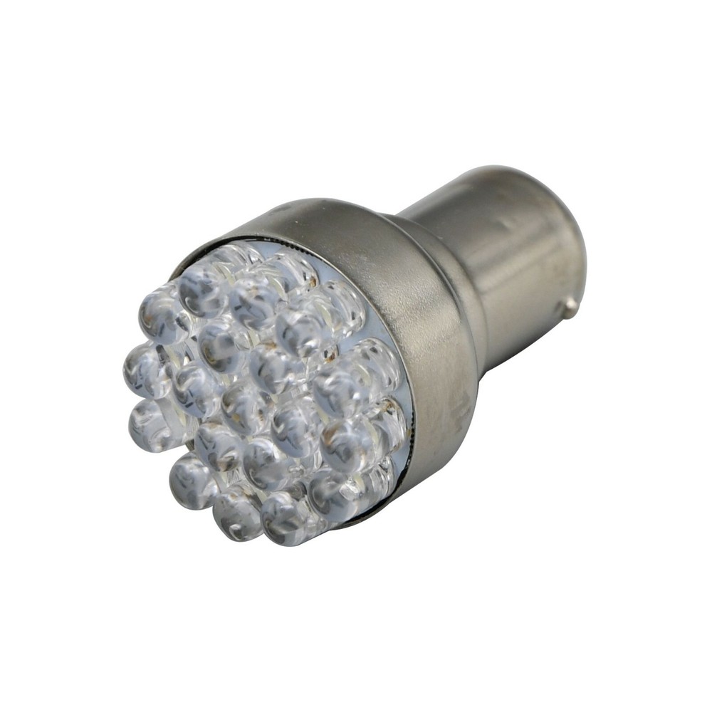 12V BAY15 White LED Bulb