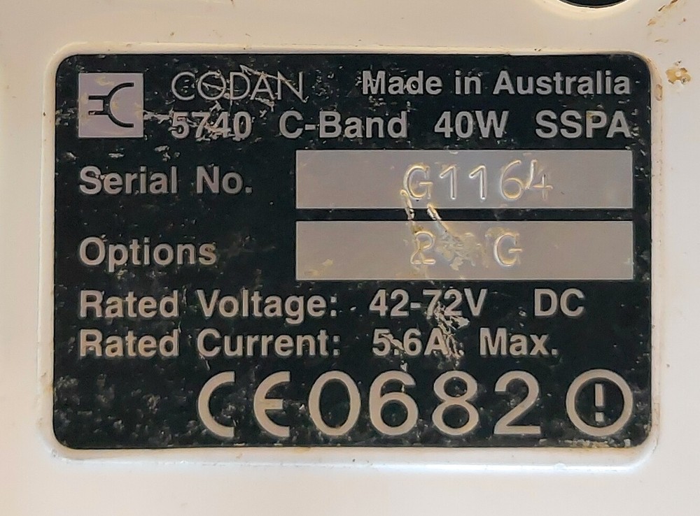 Codan 5740 C-Band Converter Options 40W SSPA