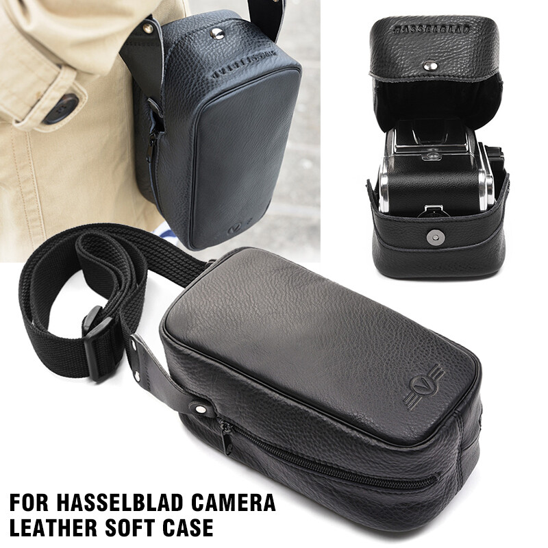 Real Leather Camera Soft Case for Hasselblad Protective Shoulder Bag Black 2024