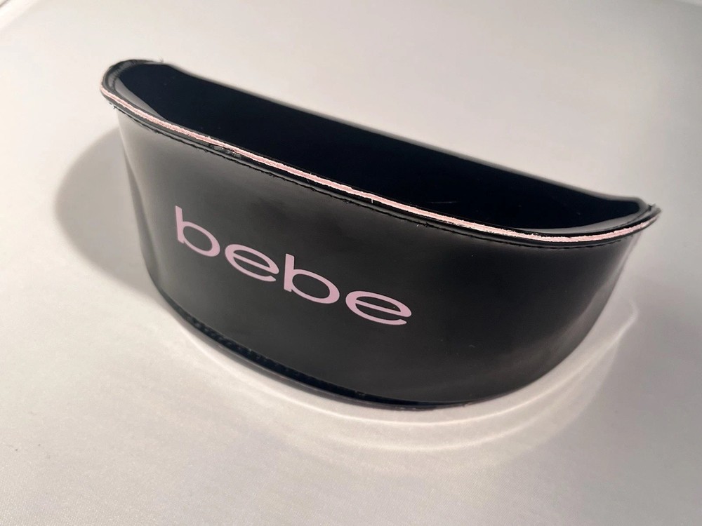 Bebe Black & Pink Large Sunglasses Case