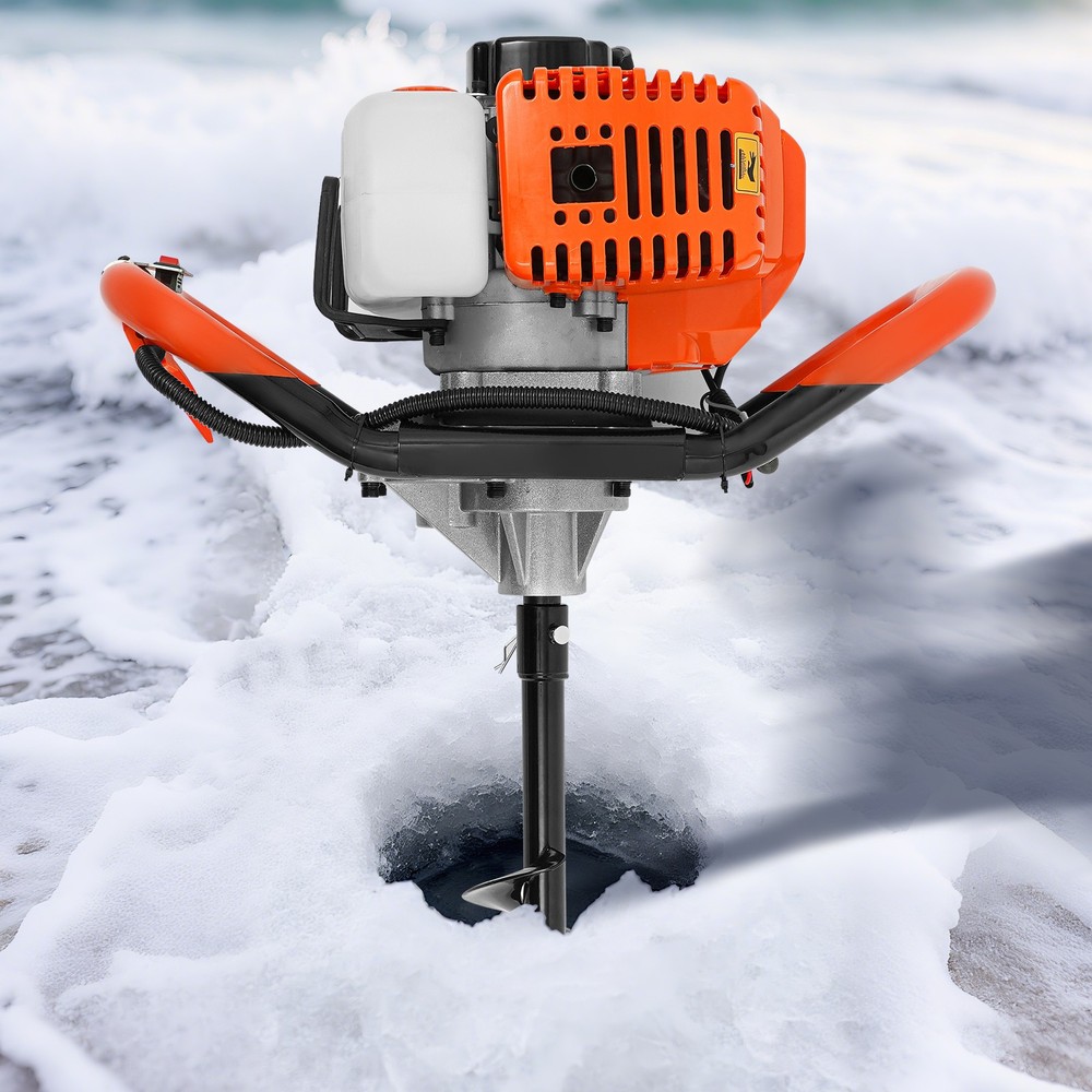 52cc Post Hole Digger Air-cooled Gas Powered Earth Auger Digging Machine