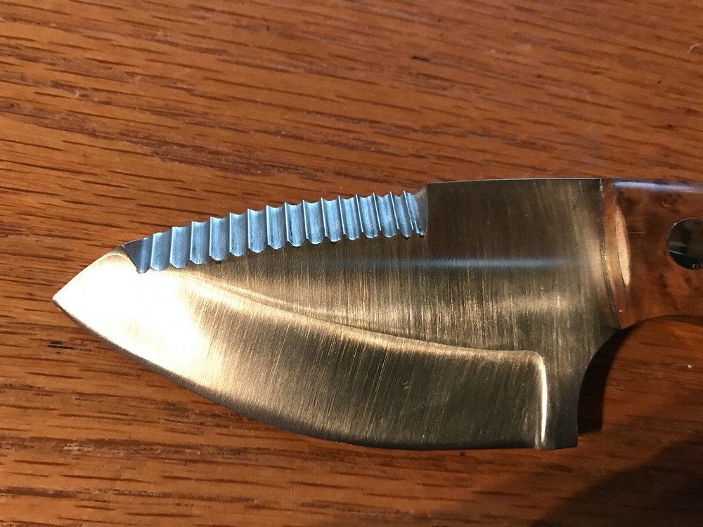 Custom Made Knife THUYA BURL HANDLE