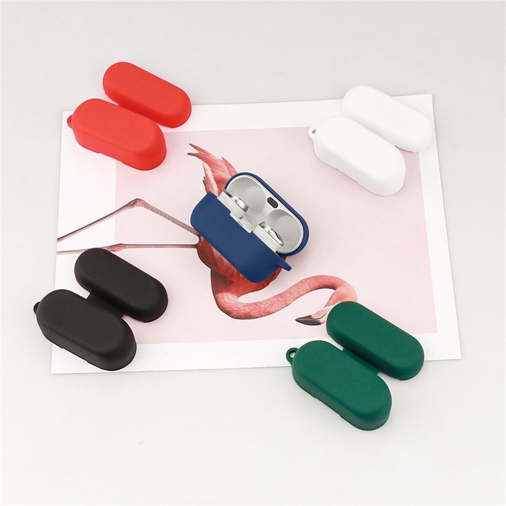 Shockproof Silicone Case Earbuds Pouch Cover W/ Clip Hook for Technics EAH-AZ80