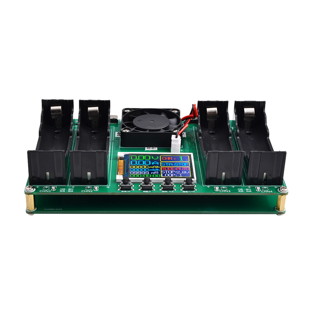 18650 Battery Capacity Resistance Detector Automatic Charging Discharging 4 CH