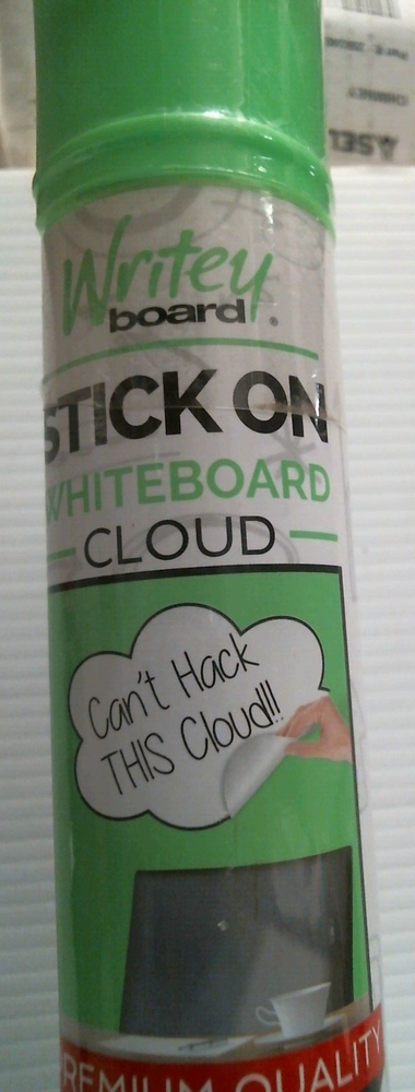 Writey Board Stick On White Board CLOUD (00382) FS