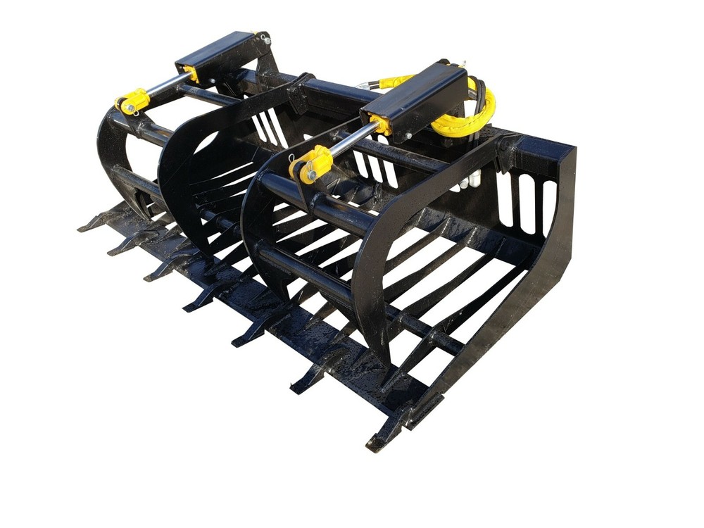 72" E-SERIES ROCK GRAPPLE BOBCAT & MOST SKIDSTEER ATTACHMENT QUICK ATTACH