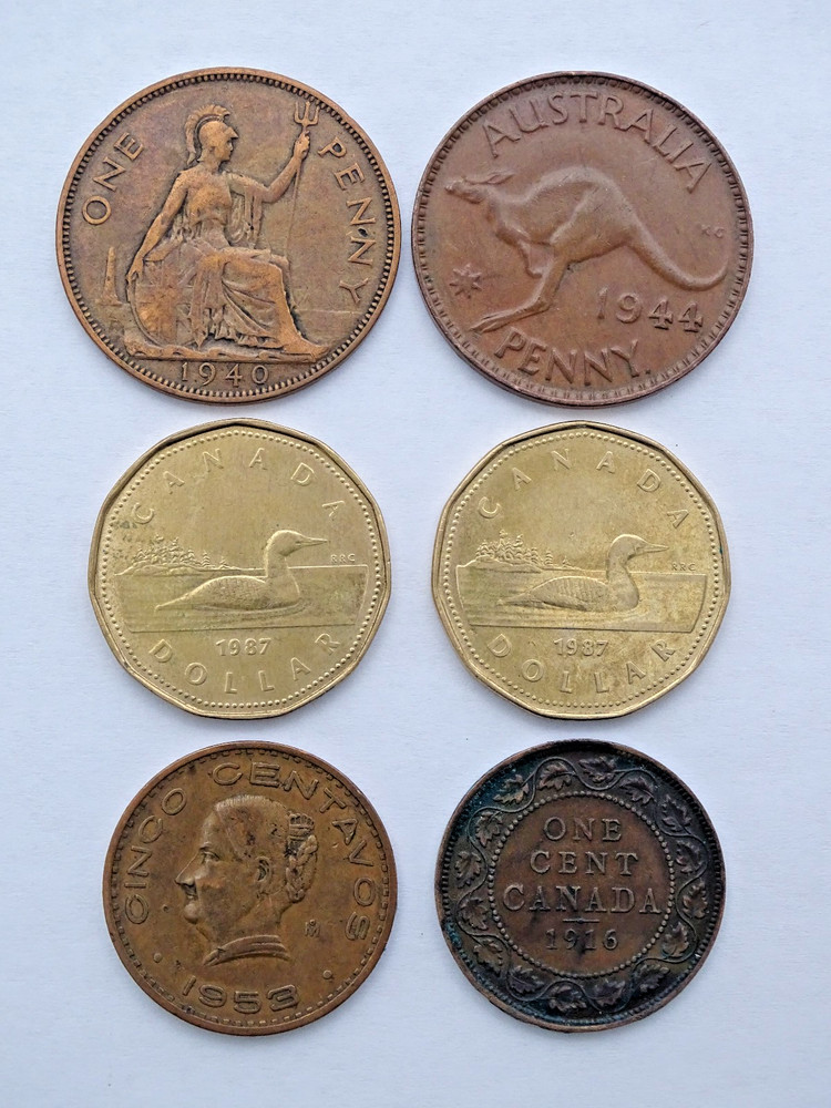 (6) Foreign Coins Various / FedEx FS / 414933_b6