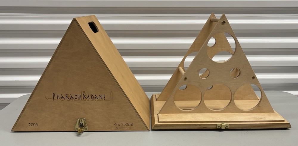 Pharaoh Moans 2006 6 Bottle Wine Holder